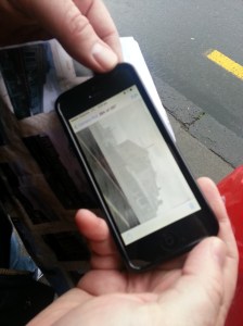 Documentation of "Finding the Ghosts of K Road" © Tracey Benson 2014
