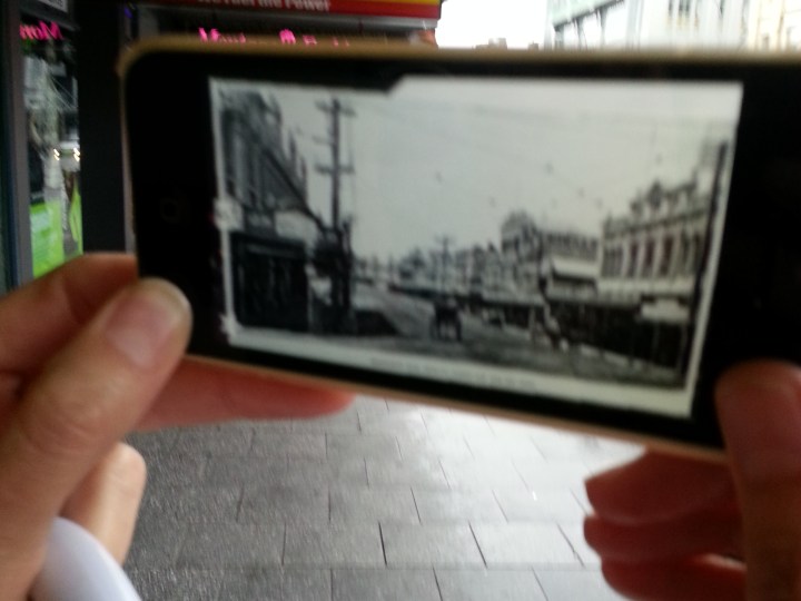 Documentation of "Finding the Ghosts of K Road" © Tracey Benson 2014