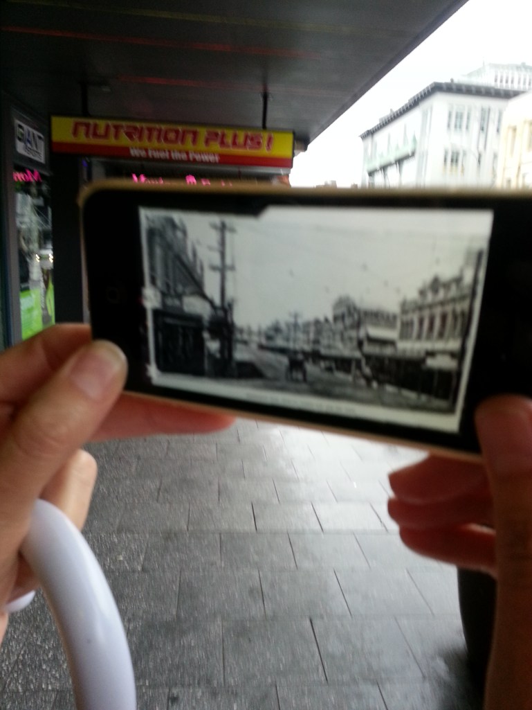 Documentation of "Finding the Ghosts of K Road" © Tracey Benson 2014