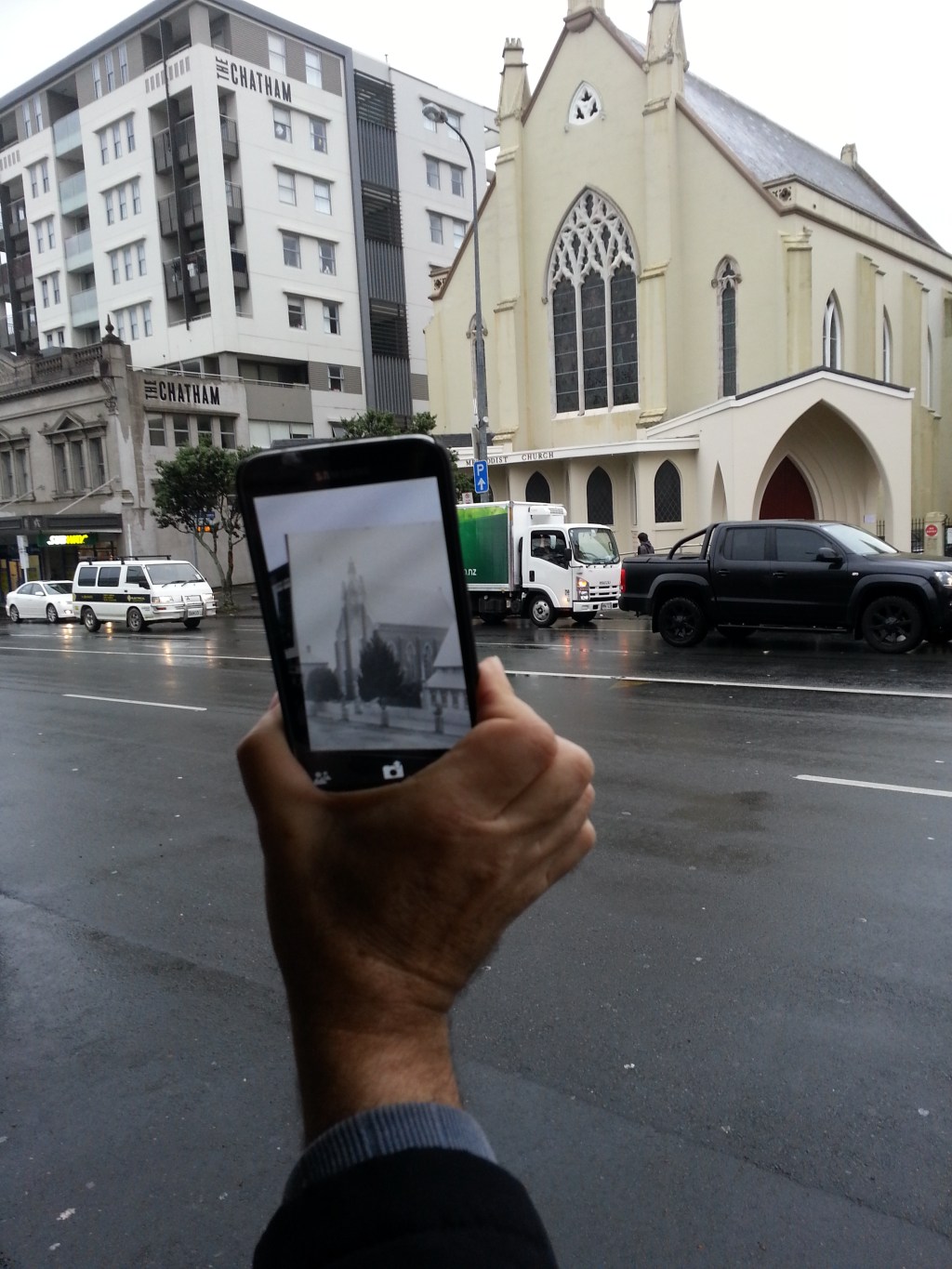 Documentation of "Finding the Ghosts of K Road" © Tracey Benson 2014