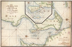A map from the Danish Pilotage Museum