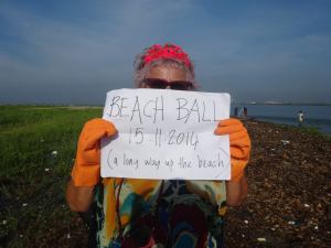 Beach Ball at Kochi, Image from Di Ball's Facebook page