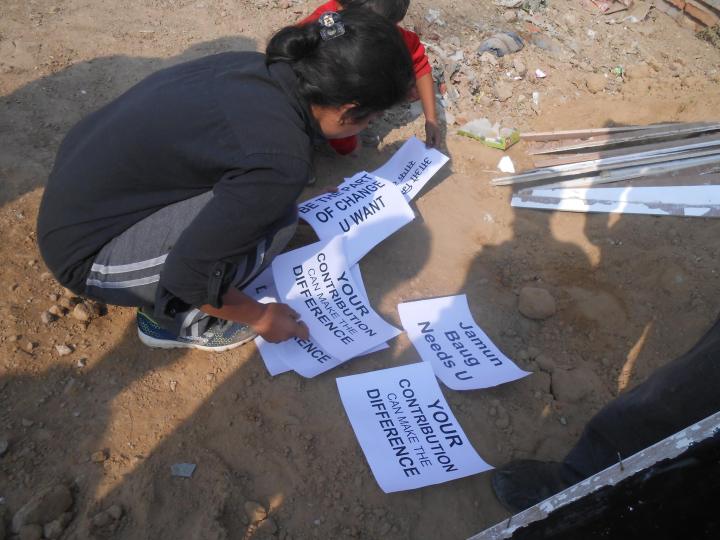 Cleaning up the beach, image from Di Ball's Facebook page