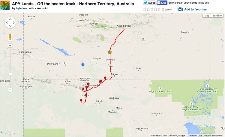 Our journey to the APY Lands