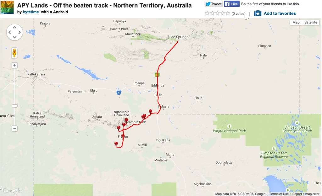 Our journey to the APY Lands