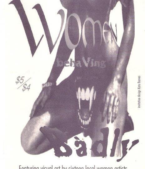 Women Behaving Badly invite