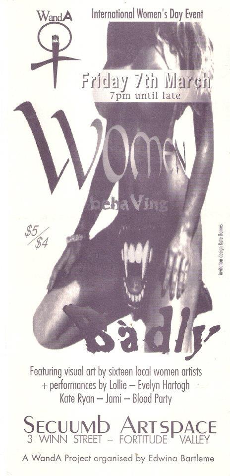 Women Behaving Badly invite