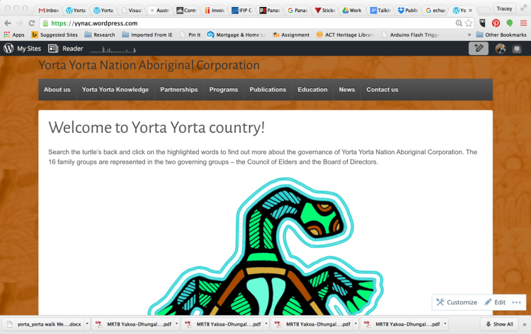 YYNAC website front page