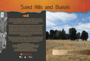 Panel - Sand Hills and Burials