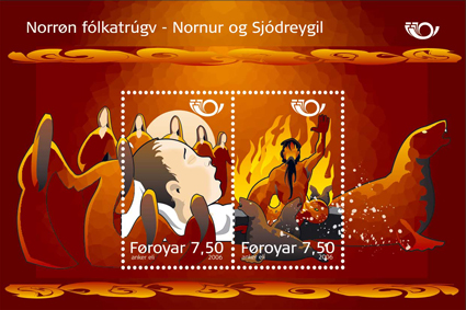 Faroese stamps - the Norns 2006