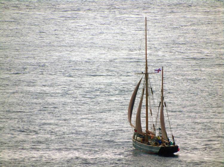 Johanna TG 326 sailing from Tórshavn to Nolsoy. Photo by Ingi Sørensen