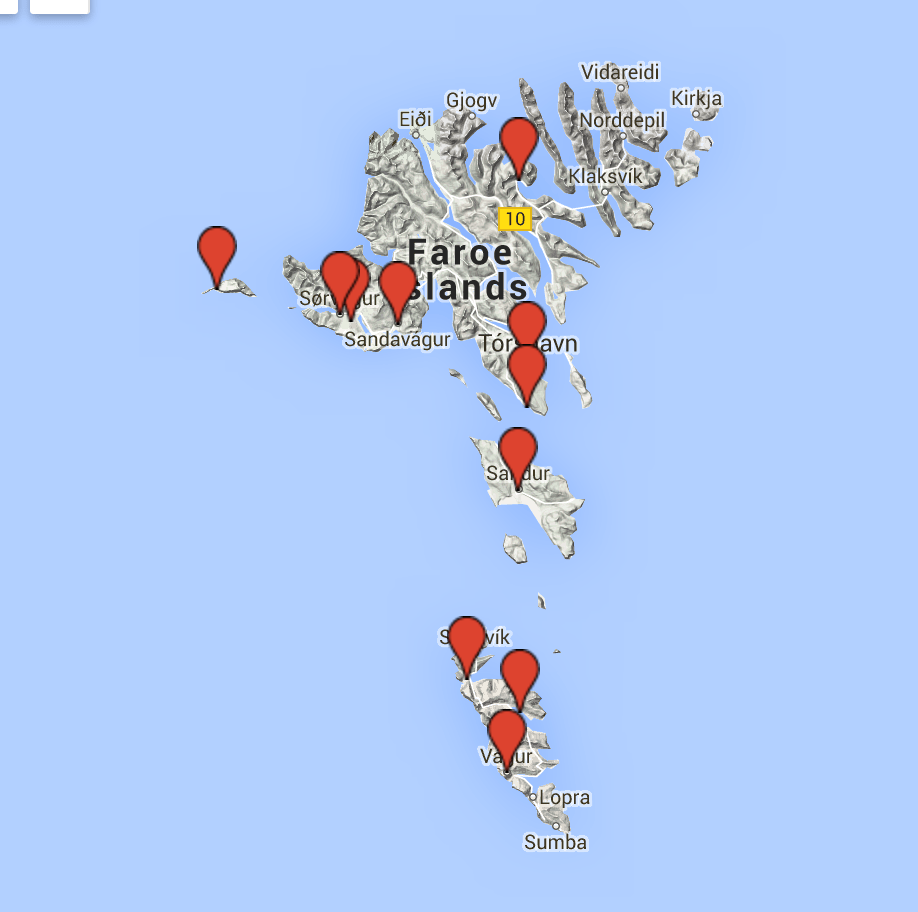 Map of our journey so far