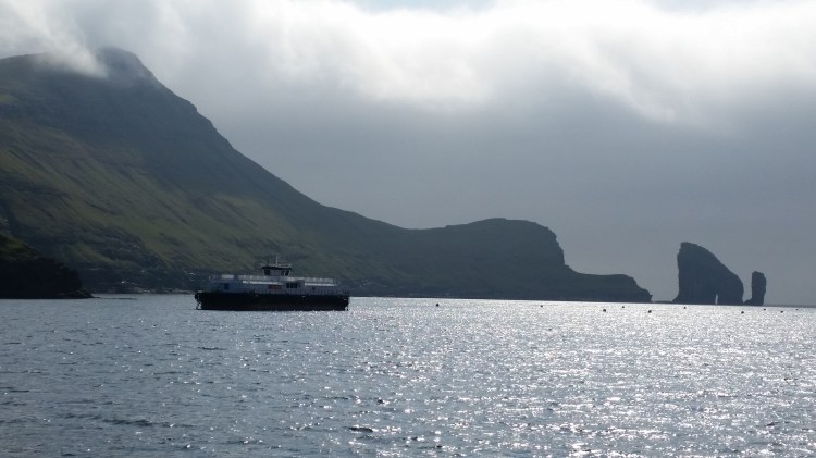 On the ferry to Mykines with The Clipperton Project crew, Photo by Tracey Benson ©