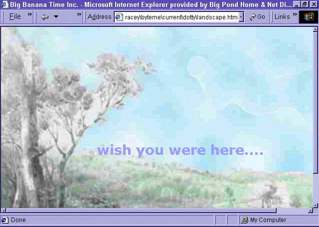 Dotty's tour of Oz - hypertext novel