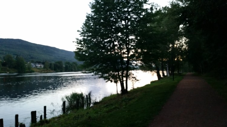 Twilight on the river