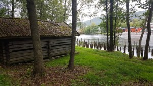 Old river house at Drammenselva © Tracey M Benson
