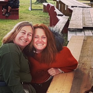 With Hege, Gjallarstadir Vikingmarked Lillestrøm © Tracey M Benson