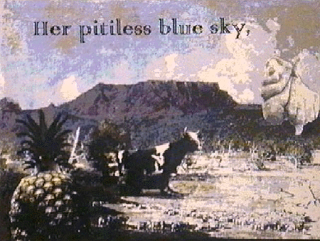 Slide from 'My Country', 1997 Tracey M Benson