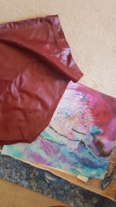 Making books from materials at home