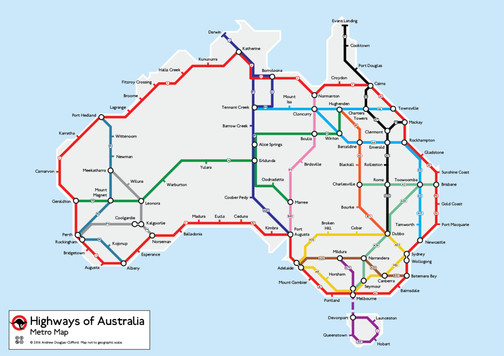 Highway map
