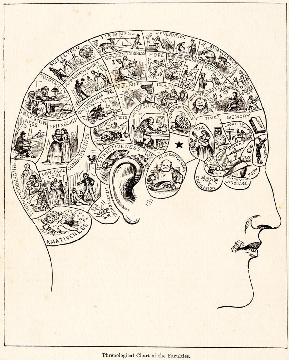 Phrenology map
