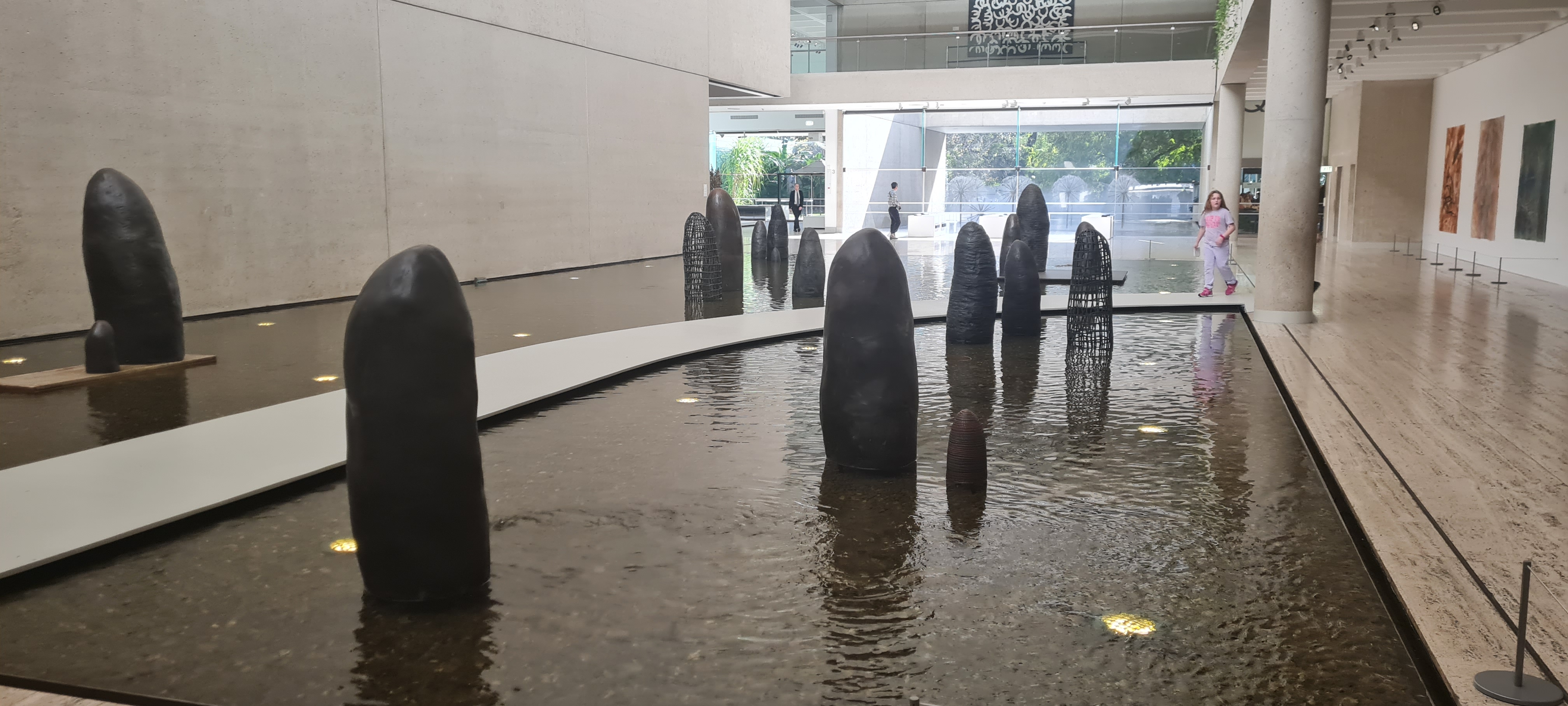 From Judy Watson’s survey exhibition, mudunara: kundulama: wandaral: jararibirriri